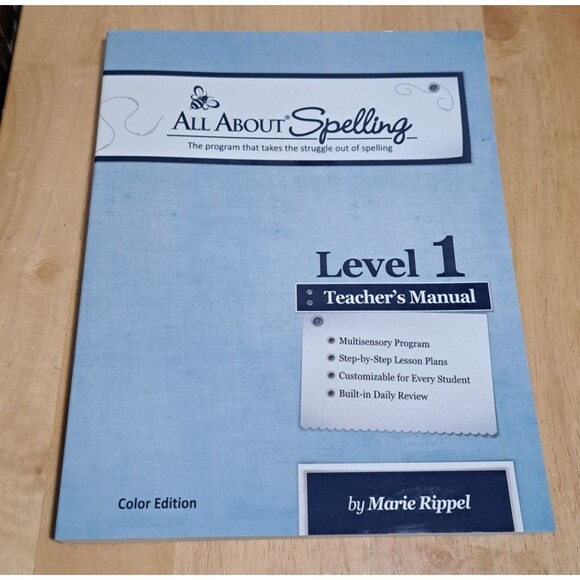Other - All About Spelling Level 1 Teacher's Manual Marie Rippel 2023 Paperback Blue